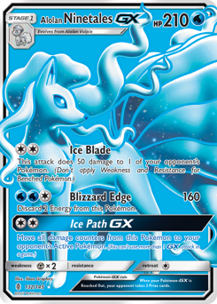 Alolan Ninetales-GX, Guardians Rising #132, Pokémon TCG card