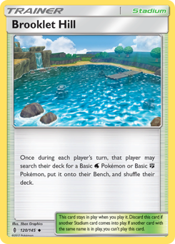 Brooklet Hill, Guardians Rising #120, Pokémon TCG card