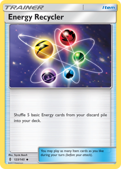 Energy Recycler, Guardians Rising #123, Pokémon TCG card