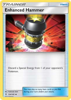 Enhanced Hammer, Guardians Rising #124, Pokémon TCG card
