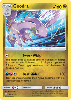 Goodra, Guardians Rising #96, Pokémon TCG card