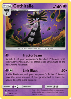 Gothitelle, Guardians Rising #54, Pokémon TCG card