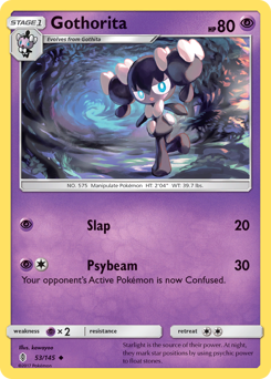 Gothorita, Guardians Rising #53, Pokémon TCG card