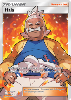 Hala, Guardians Rising #143, Pokémon TCG card