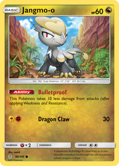 Jangmo-o, Guardians Rising #98, Pokémon TCG card