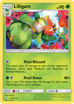 Lilligant, Guardians Rising #5, Pokémon TCG card