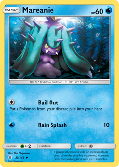 Mareanie, Guardians Rising #39, Pokémon TCG card
