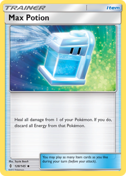 Max Potion, Guardians Rising #128, Pokémon TCG card