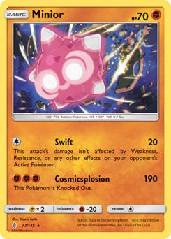 Minior, Guardians Rising #77, Pokémon TCG card
