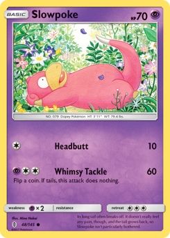 Slowpoke, Guardians Rising #48, Pokémon TCG card