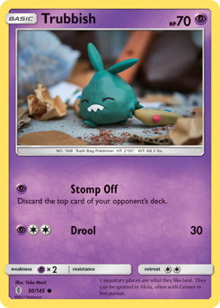 Trubbish, Guardians Rising #50, Pokémon TCG card