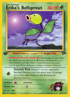 Erika's Bellsprout, Gym Challenge #38, Pokémon TCG card