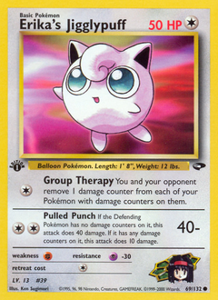 Erika's Jigglypuff, Gym Challenge #69, Pokémon TCG card