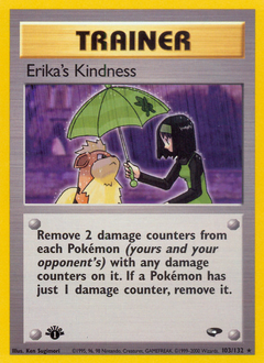 Erika's Kindness, Gym Challenge #103, Pokémon TCG card