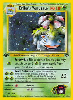 Erika's Venusaur, Gym Challenge #4, Pokémon TCG card