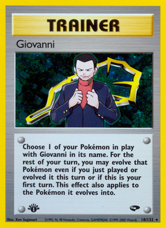 Giovanni, Gym Challenge #18, Pokémon TCG card