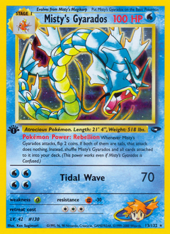 Misty's Gyarados, Gym Challenge #13, Pokémon TCG card