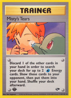 Misty's Tears, Gym Challenge #118, Pokémon TCG card
