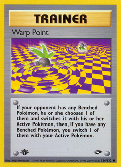 Warp Point, Gym Challenge #126, Pokémon TCG card
