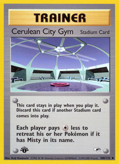 Cerulean City Gym, Gym Heroes #108, Pokémon TCG card
