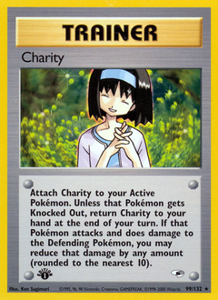 Charity, Gym Heroes #99, Pokémon TCG card