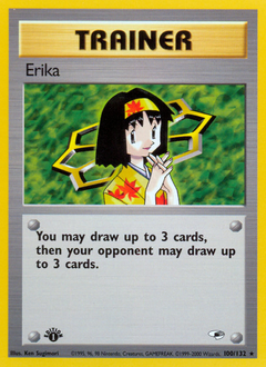 Erika, Gym Heroes #100, Pokémon TCG card