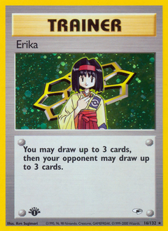 Erika, Gym Heroes #16, Pokémon TCG card