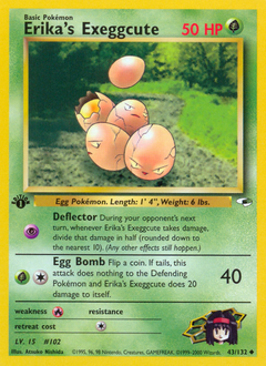 Erika's Exeggcute, Gym Heroes #43, Pokémon TCG card