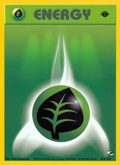 Grass Energy, Gym Heroes #129, Pokémon TCG card