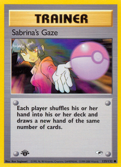 Sabrina's Gaze, Gym Heroes #125, Pokémon TCG card