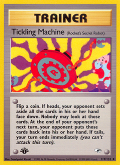 Tickling Machine, Gym Heroes #119, Pokémon TCG card