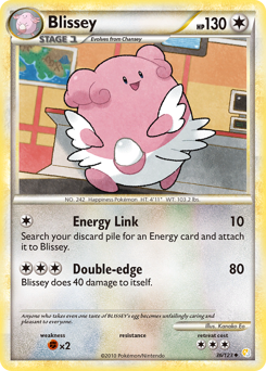 Blissey, HeartGold & SoulSilver #36, Pokémon TCG card