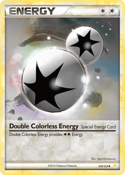 Double Colorless Energy, HeartGold & SoulSilver #103, Pokémon TCG card