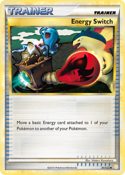 Energy Switch, HeartGold & SoulSilver #91, Pokémon TCG card