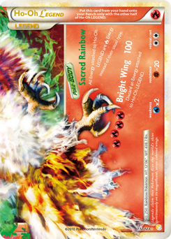 Ho-Oh LEGEND, HeartGold & SoulSilver #112, Pokémon TCG card
