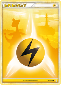 Lightning Energy, HeartGold & SoulSilver #118, Pokémon TCG card