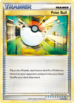 Poké Ball, HeartGold & SoulSilver #95, Pokémon TCG card