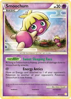 Smoochum, HeartGold & SoulSilver #30, Pokémon TCG card