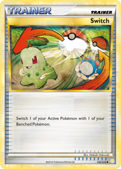 Switch, HeartGold & SoulSilver #102, Pokémon TCG card