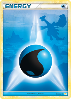 Water Energy, HeartGold & SoulSilver #117, Pokémon TCG card