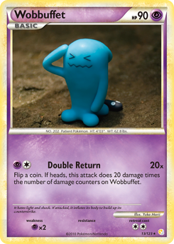 Wobbuffet, HeartGold & SoulSilver #13, Pokémon TCG card