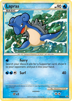 Lapras, HGSS Black Star Promos #HGSS14, Pokémon TCG card