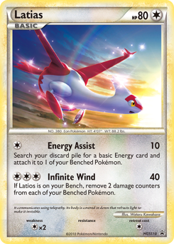 Latias, HGSS Black Star Promos #HGSS10, Pokémon TCG card