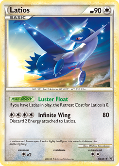 Latios, HGSS Black Star Promos #HGSS11, Pokémon TCG card