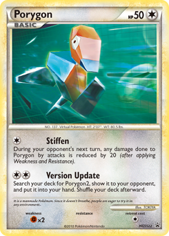 Porygon, HGSS Black Star Promos #HGSS22, Pokémon TCG card
