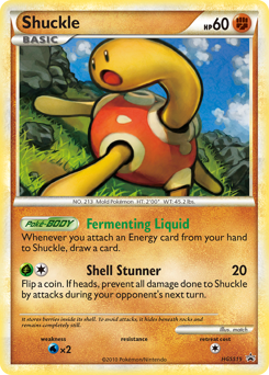 Shuckle, HGSS Black Star Promos #HGSS15, Pokémon TCG card
