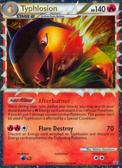 Typhlosion, HGSS Black Star Promos #HGSS09, Pokémon TCG card