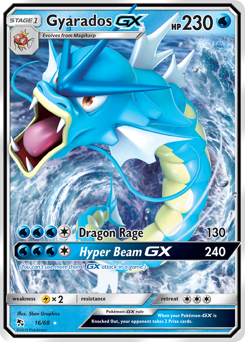 Gyarados-GX, Hidden Fates #16, Pokémon TCG card