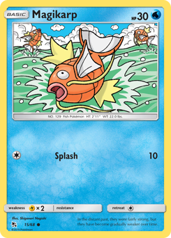 Magikarp, Hidden Fates #15, Pokémon TCG card