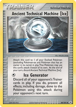Ancient Technical Machine [Ice], Hidden Legends #84, Pokémon TCG card